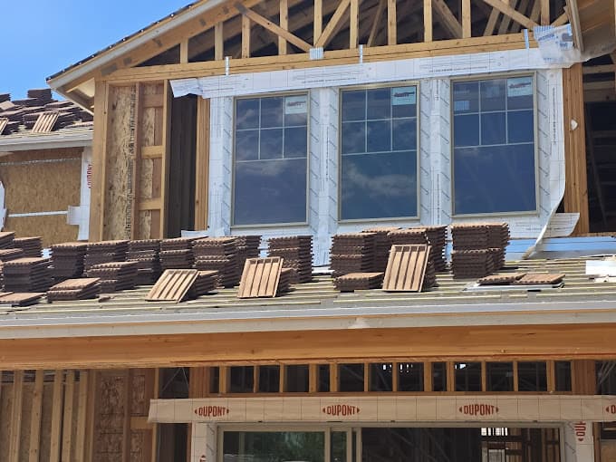 Completed concrete tile roof installation on Arizona home