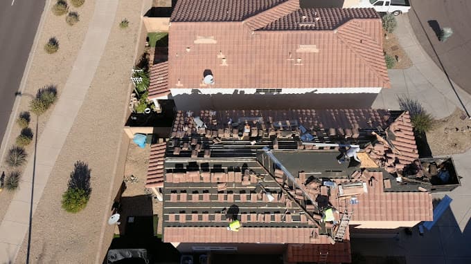 Completed roofing project on Phoenix area home by XRP Roofing