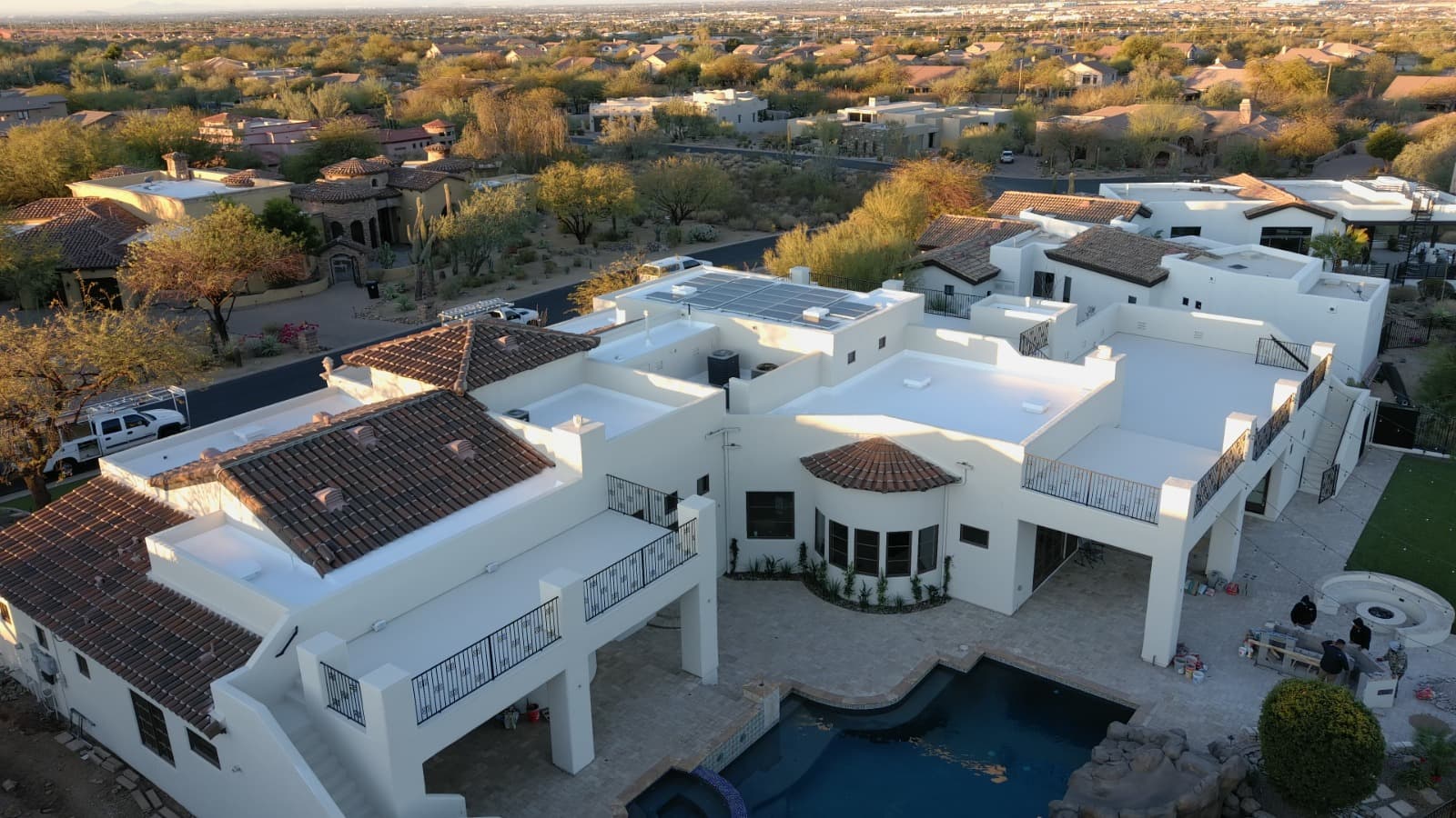 luxury Arizona home roof completed by XRP Roofing